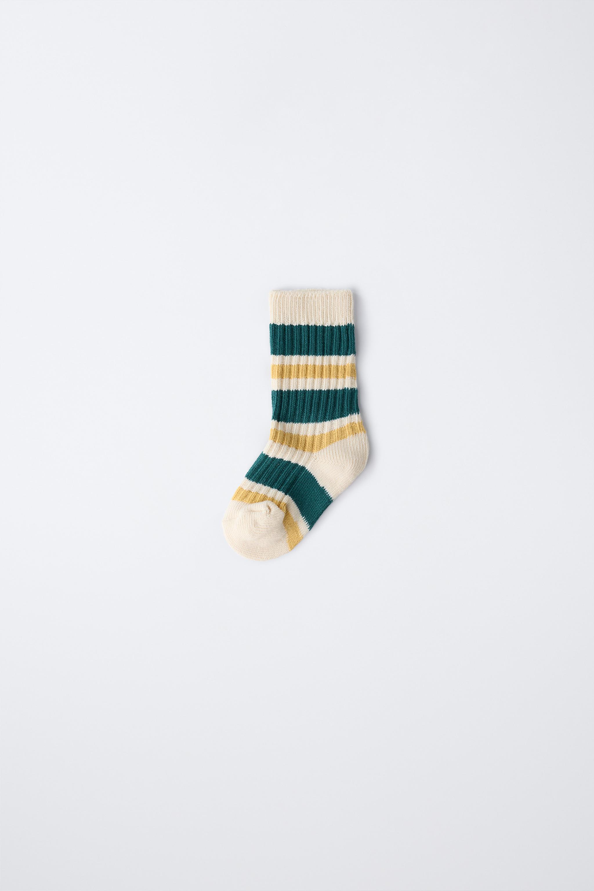 CHAUSSETTES HAUTES À RAYURES